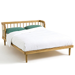 Кровать из массива дуба с пружинным блоком Mateta варинант исполнения - 1 | Loft Concept в Твери