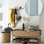 Плетеная корзина для белья с ручками Nyimbo Wicker Basket варинант исполнения - 4 | Loft Concept в Твери