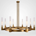 Люстра CANELLE Round Chandelier 8 Modern Brass варинант исполнения - 4 | Loft Concept в Твери