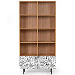 Широкий стеллаж с принтом Elise Rack варинант исполнения - 20 | Loft Concept в Твери