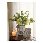 Ваза с зелеными цветочными и птичьими мотивами Vase Inspired by Nature варинант исполнения - 7 | Loft Concept в Твери