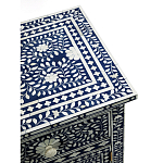 Комод инкрустация костью ORIENTAL Indian синий орнамент варинант исполнения - 4 | Loft Concept в Твери