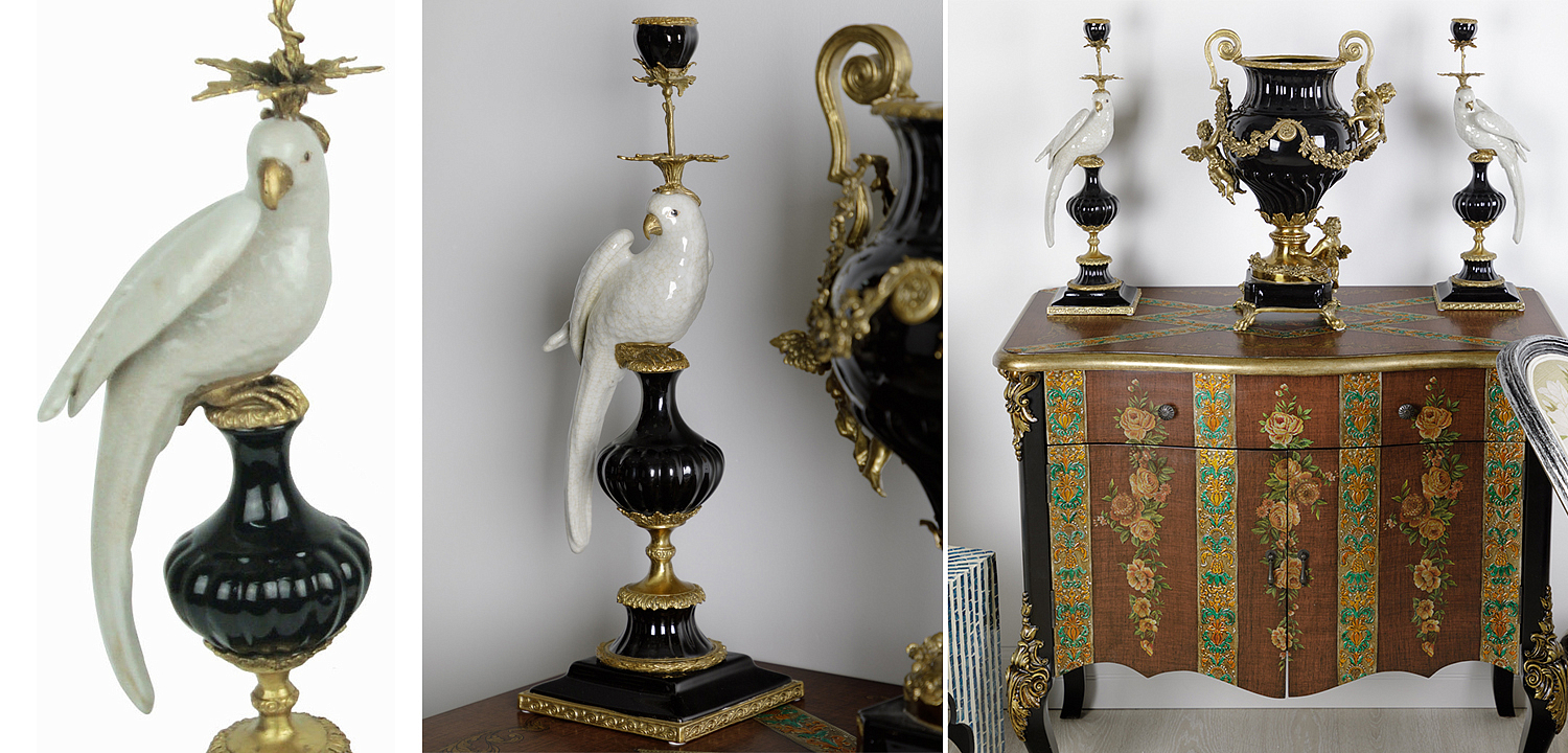Подсвечник White Parrot Подсвечник White Parrot - Loft-Concept в Твери