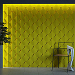 Гипсовая 3D Панель DRAGON SCALE - B варинант исполнения - 2 | Loft Concept в Твери