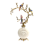 Подсвечник с декором из птиц на ветвях Birds of Paradise варинант исполнения - 1 | Loft Concept в Твери