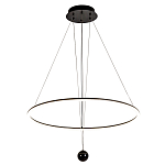 Светодиодная люстра Black LED Circle and Ball Lamp варинант исполнения - 2 | Loft Concept в Твери