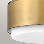 Потолочный светильник круглой формы с белым матовым плафоном Hinkley варинант исполнения - 2 | Loft Concept в Твери