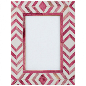 Фоторамка кость Pink Indian Bone Inlay photo frame