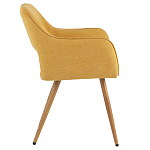 Стул в рогожке желтого цвета NEASAN STOOL варинант исполнения - 5 | Loft Concept в Твери