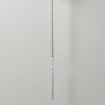 Бра с белым текстильным абажуром и хрустальными подвесками с декоративной кисточкой Lustre Reverie варинант исполнения - 5 | Loft Concept в Твери