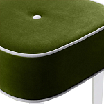 Квадратный мягкий пуф на белых ножках Winton Pouf Square варинант исполнения - 2 | Loft Concept в Твери