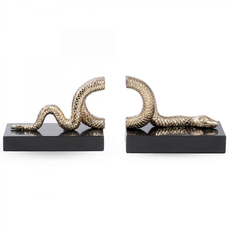 Держатель для книг Golden Snake Черный Золотой Держатель для книг Golden Snake Черный Золотой в Твери | Loft Concept
