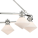 Люстра с ромбовидными плафонами Pointed Diamond Shade варинант исполнения - 1 | Loft Concept в Твери