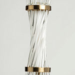 Подвесной светильник с цилиндрическим плафоном из прозрачных стеклянных трубок Nembus варинант исполнения - 7 | Loft Concept в Твери