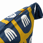 Чехол на подушку с двусторонним принтом и кисточками Ophelia Grove варинант исполнения - 3 | Loft Concept в Твери