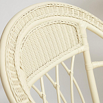 Комплект уличной мебели из ротанга Clara белый варинант исполнения - 3 | Loft Concept в Твери