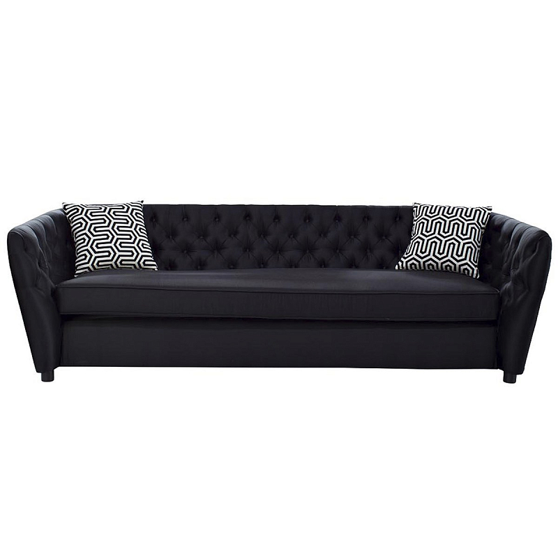 Диван Gilmore Chesterfield Sofa Черный Диван Gilmore Chesterfield Sofa Черный в Твери | Loft Concept
