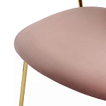 Стул Singer Chair без подлокотников Розовый Велюр варинант исполнения - 6 | Loft Concept в Твери