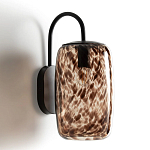 Бра с плафоном из янтарного стекла Amber Olmos Wall Lamp варинант исполнения - 2 | Loft Concept в Твери