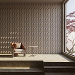 Гипсовая 3D Панель FERRUM варинант исполнения - 1 | Loft Concept в Твери