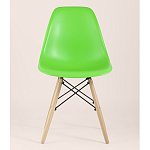 Пластиковый стул на ножках из массива бука Eames Light Green варинант исполнения - 4 | Loft Concept в Твери