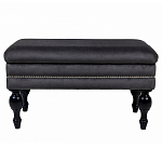 Мягкая банкетка с зоной для хранения Casket Dark Grey варинант исполнения - 1 | Loft Concept в Твери