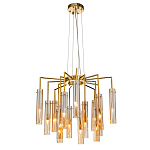 Люстра со стеклянными цилиндрическими плафонами Luminous Cylinders Amber варинант исполнения - 2 | Loft Concept в Твери