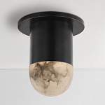 Потолочный светильник светодиодный с плафоном из натурального камня Purgatory варинант исполнения - 1 | Loft Concept в Твери