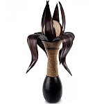 Настольная лампа черная INDONESIAN LAMPS 1 варинант исполнения - 1 | Loft Concept в Твери