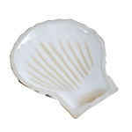 Фигурка из фарфора в виде ракушки морского гребешка Marine Tridacna варинант исполнения - 2 | Loft Concept в Твери