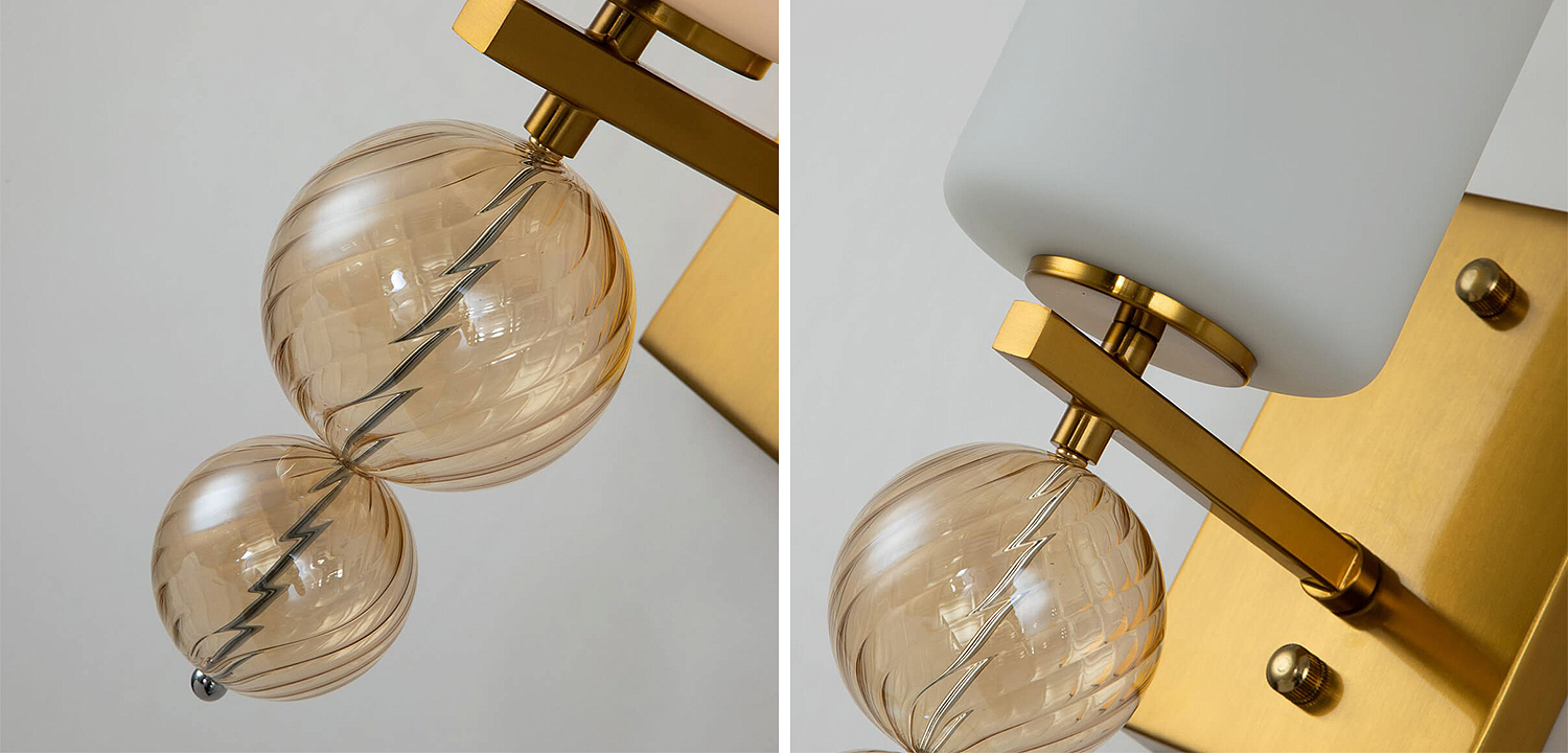 Бра Blown Glass Balloons Wall Lamp Бра Blown Glass Balloons Wall Lamp - Loft-Concept в Твери