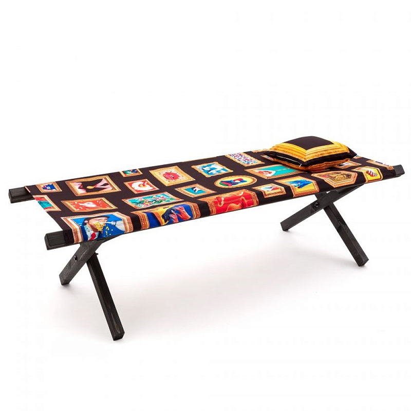 Шезлонг Seletti Poolbed Frames Черный Мульти Шезлонг Seletti Poolbed Frames Черный Мульти в Твери | Loft Concept