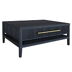 Кофейный стол Primo с двумя ящиками Черный дуб варинант исполнения - 9 | Loft Concept в Твери