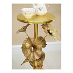 Столик приставной из металла с основанием в виде цветочной композиции Flower Arrangement Table варинант исполнения - 6 | Loft Concept в Твери