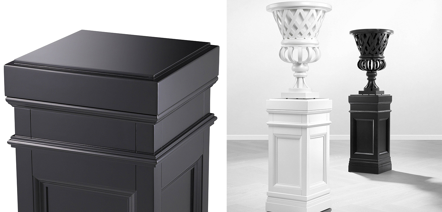 Подставка Eichholtz Сolumn Marceau black Подставка Eichholtz Сolumn Marceau black - Loft-Concept в Твери