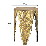 Столик дизайнерский Copper streaks варинант исполнения - 5 | Loft Concept в Твери