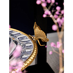 Чаша из прозрачного стекла с бронзовым ободком и фигурками бабочек Eden Garden варинант исполнения - 4 | Loft Concept в Твери