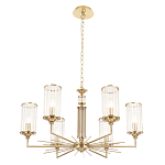 Люстра с 6-ю цилиндрическими стеклянными плафонами Jeanette варинант исполнения - 3 | Loft Concept в Твери