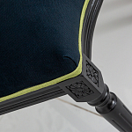 Стул чёрный из натурального бука с изображением птица в саду Blooming Red Birds варинант исполнения - 4 | Loft Concept в Твери