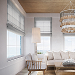 Люстра трехъярусная с декором из круглых деревянных бусин с кисточками Gray Brown Wooden Beads Chandelier варинант исполнения - 4 | Loft Concept в Твери