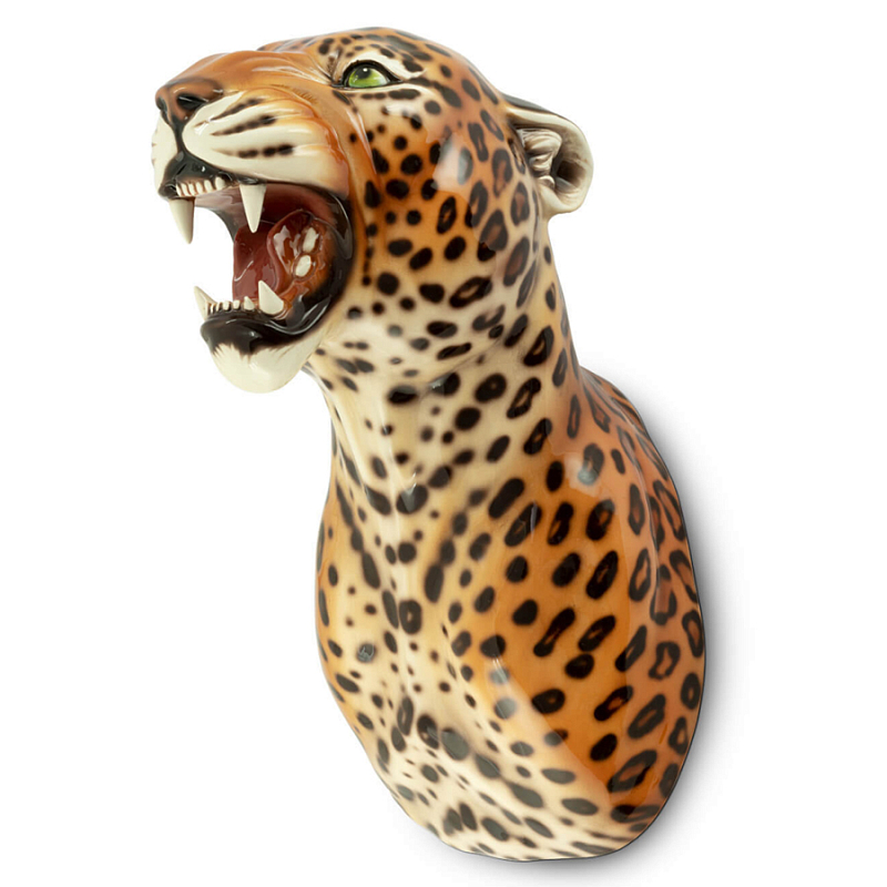 Аксессуар на стену Леопард Abhika LEOPARD HEAD HANGING Коричневый Аксессуар на стену Леопард Abhika LEOPARD HEAD HANGING Коричневый в Твери | Loft Concept