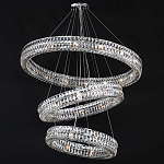 Хрустальная Люстра Элизабет из трех колец Хром  варинант исполнения - 1 | Loft Concept в Твери