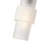 Подвесной светильник со стеклянным рифленым плафоном цилиндрической формы Eliara 13 варинант исполнения - 8 | Loft Concept в Твери