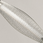 Люстра круглая каскадня с 5-ю плафонами из металлической сетки Mesh Lampshade Lighting варинант исполнения - 7 | Loft Concept в Твери