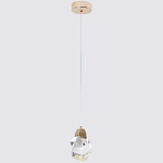 Подвесной светильник с хрустальным плафоном Esme Crystal Gold Hanging lamp варинант исполнения - 2 | Loft Concept в Твери