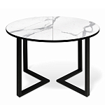 Стол обеденный раздвижной со столешницей белый мрамор Magali варинант исполнения - 2 | Loft Concept в Твери