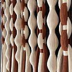 Дизайнерский Декор на стену с кисточками из хлопковых нитей wall panel Thread brushes варинант исполнения - 2 | Loft Concept в Твери