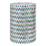 Столик с инкрустацией с перламутровым узором Rona варинант исполнения - 1 | Loft Concept в Твери