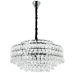 Люстра с хрустальными подвесками в виде капель Antoine Crystal Drops Chrome Chandelier 16 варинант исполнения - 2 | Loft Concept в Твери