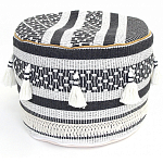 Пуф  Black and White Ornament варинант исполнения - 1 | Loft Concept в Твери